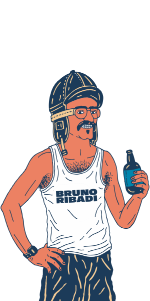 BRUNO CON BOTTIGLIA